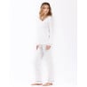 100% cotton interlock pyjamas HOLLY 602 ecru