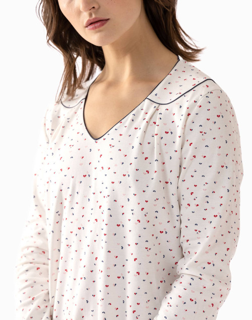 Chemise de nuit en coton écru HOLLY 601 écru