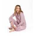 Buttoned jersey fabric pyjamas FOREVER 606  pink| Lingerie le Chat