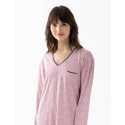 Jersey fabric nightdress FOREVER 601 pink| Lingerie le Chat