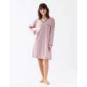 Jersey fabric nightdress FOREVER 601 pink| Lingerie le Chat