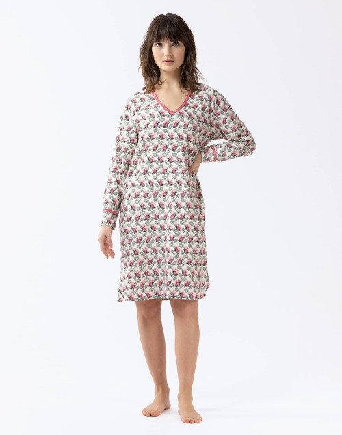 Jersey fabric nightdress ZOÉ 601 ecru