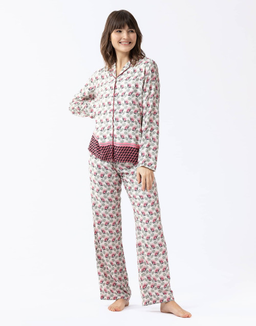 Buttoned pyjamas ZOÉ 606 100% viscose ecru