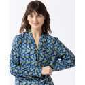 Nightshirt ZOÉ 605 100% viscose blue | Lingerie le Chat