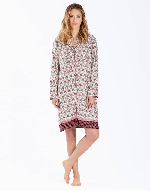 Nightshirt ZOÉ 605 100% viscose ecru