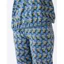 Jersey fabric pyjamas ZOÉ 602 blue | Lingerie le Chat