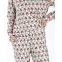 Jersey fabric pyjamas ZOÉ 602 ecru | Lingerie le Chat