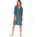 Jersey fabric nightdress ZOÉ 601 blue