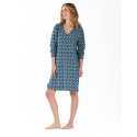 Jersey fabric nightdress ZOÉ 601 blue