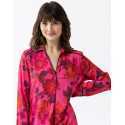 Nightshirt TESS 605 100% viscose multicolour print | Lingerie le Chat