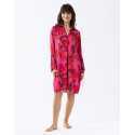 Nightshirt TESS 605 100% viscose multicolour print | Lingerie le Chat