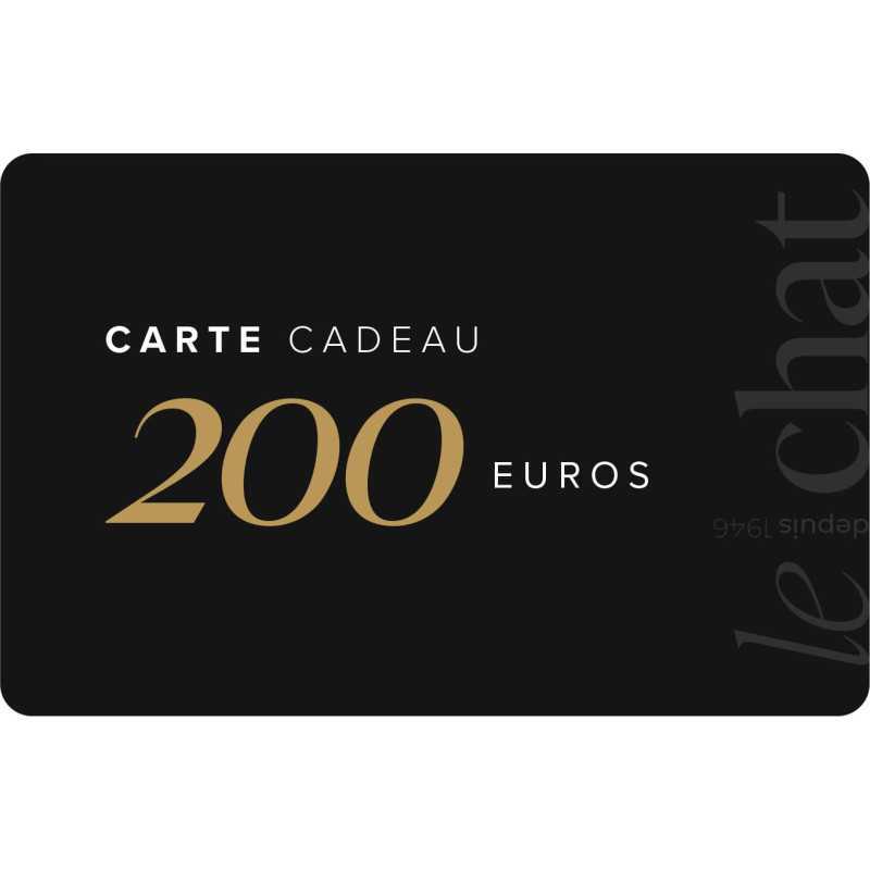 CARTE CADEAU DE 200€