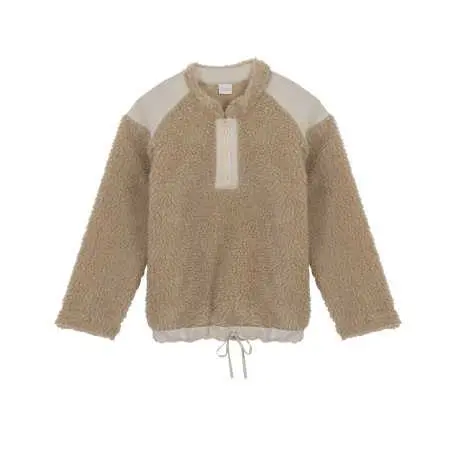 Plush fleece sweatshirt ANGORA 630 beige | Lingerie le Chat
