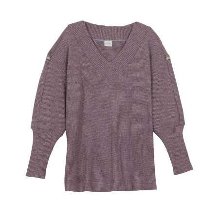 Sweatshirt in lurex knit FRILEUSE 630 purple | Lingerie le Chat