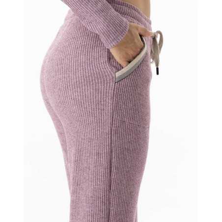 Trousers in lurex knit FRILEUSE 680 purple | Lingerie le Chat