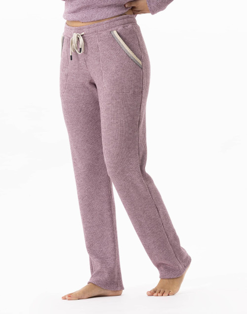 Trousers in lurex knit FRILEUSE 680 purple | Lingerie le Chat