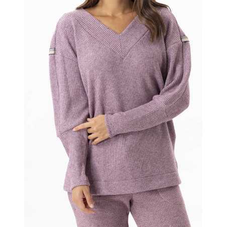 Sweat en maille tricot lurex FRILEUSE 630 vendange