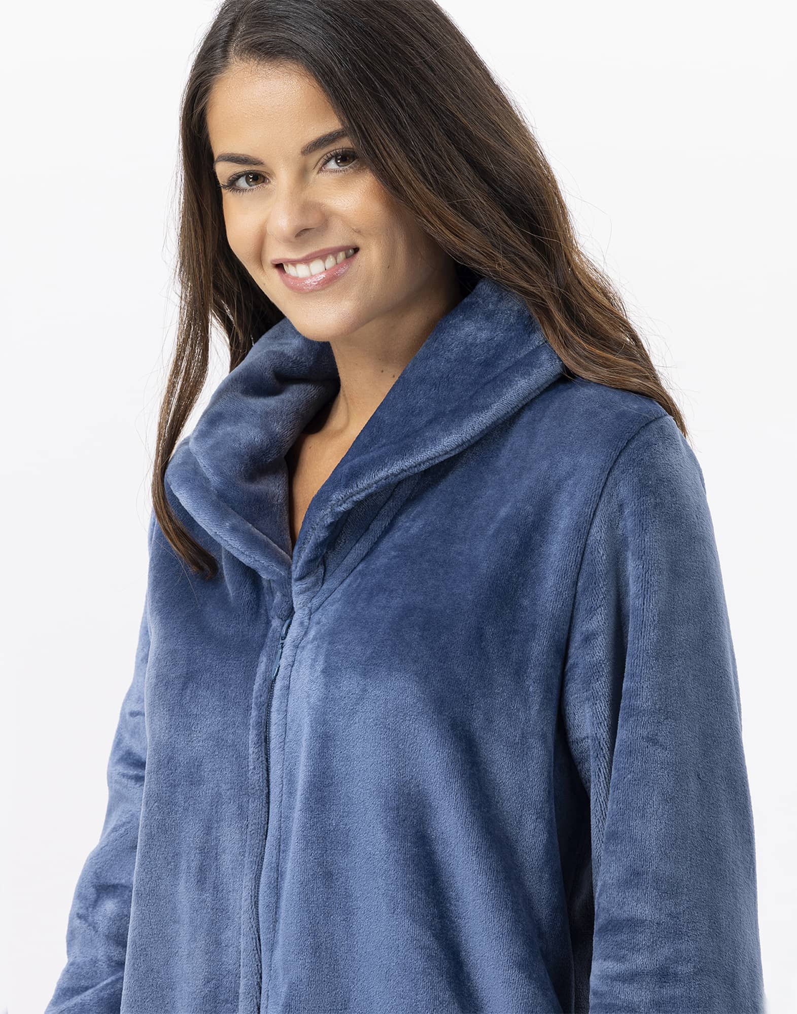 Robe de discount chambre femme zippée