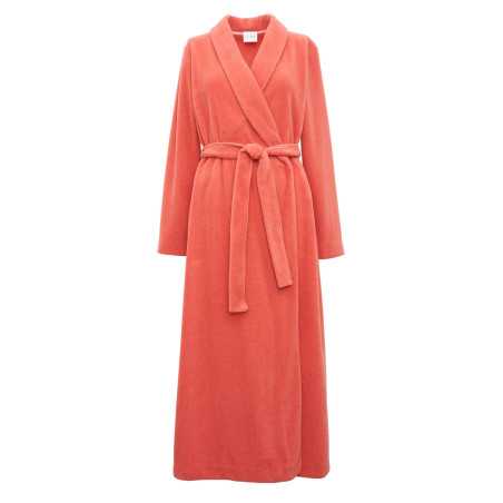 Brick red ESSENTIEL H62A bathrobe  | Lingerie le Chat