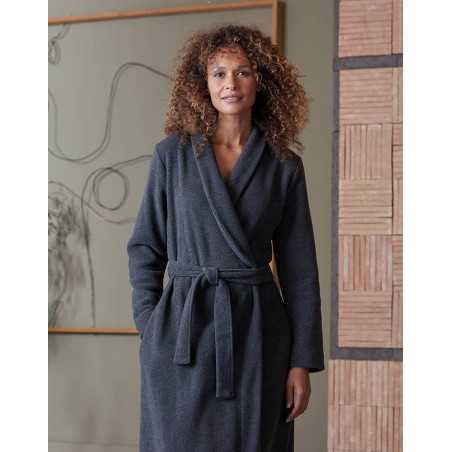 Anthracite ESSENTIEL H62A bathrobe| Lingerie le Chat