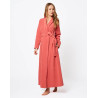 Brick red ESSENTIEL H62A bathrobe