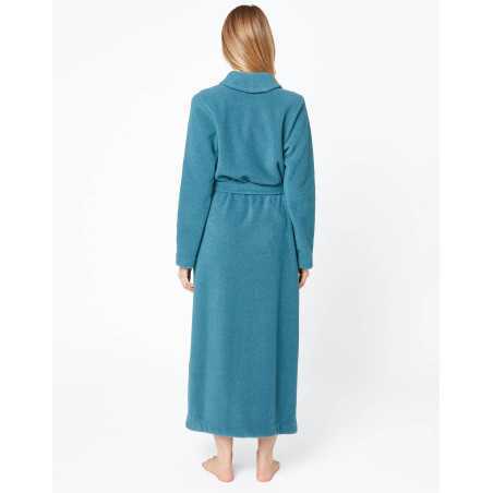 Peacock blue ESSENTIEL H62A bathrobe| Lingerie le Chat