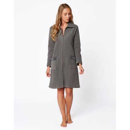 Anthracite ESSENTIEL H54A dressing gown