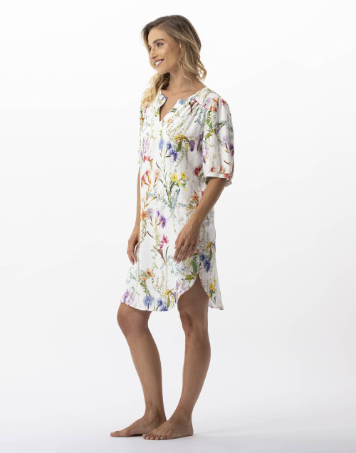 Chemise de nuit imprimée fleurs en 100% viscose RIVIERA 701 multico