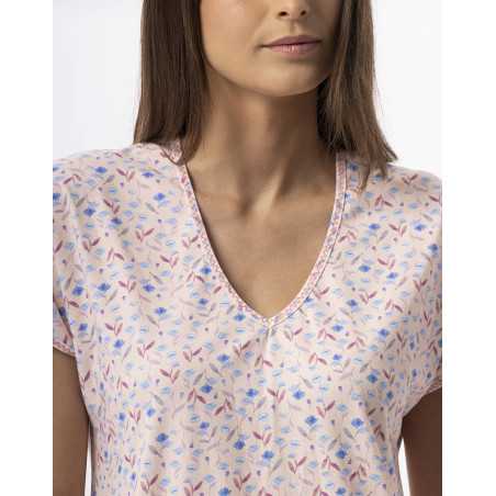 Cotton nightshirt ANGIE 701 multico | Lingerie le Chat