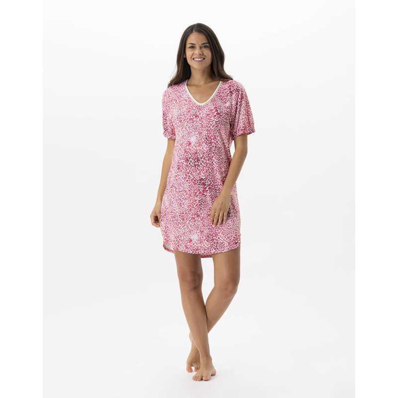 Printed nightdress VICTORIA 701 sky | Lingerie le Chat