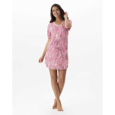 Printed nightdress VICTORIA 701 sky | Lingerie le Chat