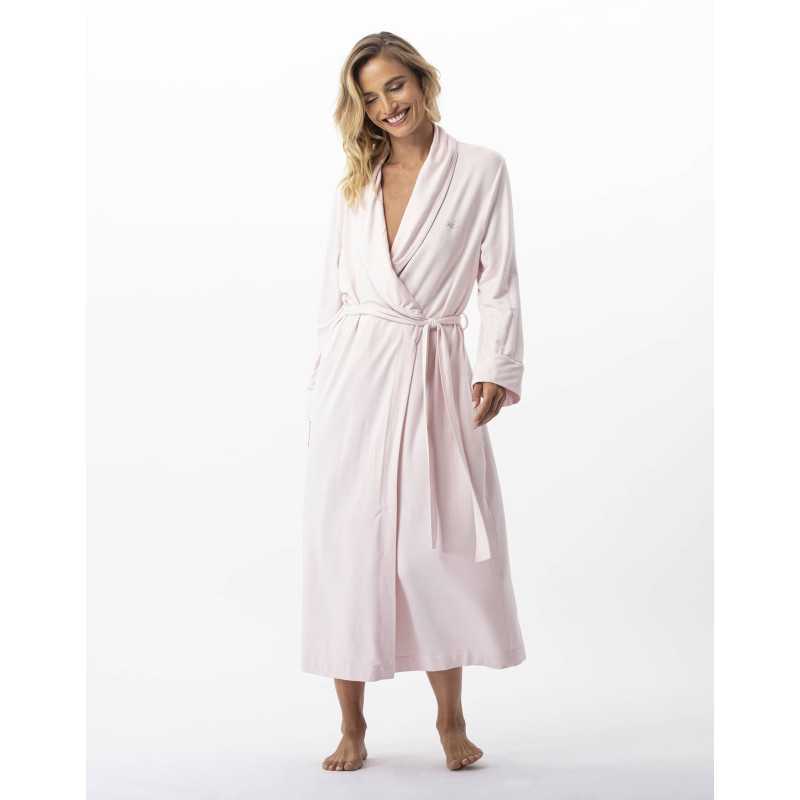 Fleece dressing gown YOGA 760 pink | Lingerie le Chat