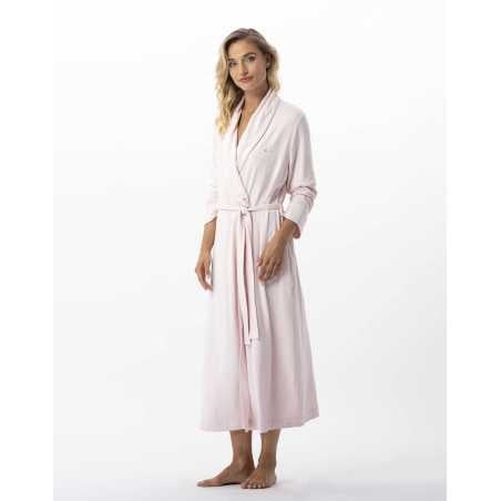 Fleece dressing gown YOGA 760 pink | Lingerie le Chat