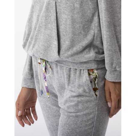 Terry-cloth jogging suit RIVIERA 712 mottled grey | Lingerie le Chat