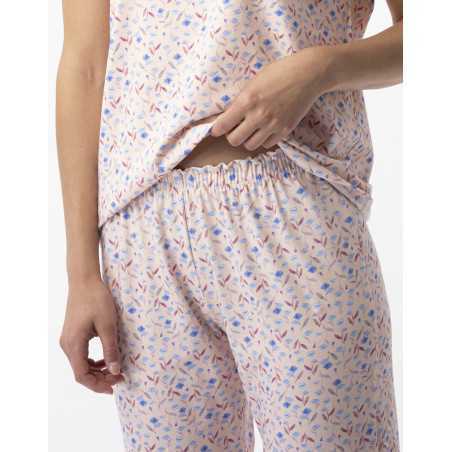 Cotton short pyjamas ANGIE 702 multico | Lingerie le Chat