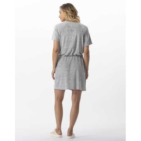 Terry-cloth dress RIVIERA 743 mottled grey | Lingerie le Chat