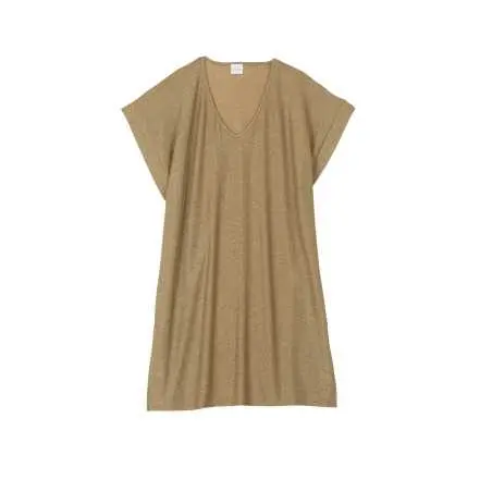 Dress in lurex knit PALMA 741 gold | Lingerie le Chat