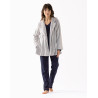 Plush flannel jacket ESSENTIEL H77A grey