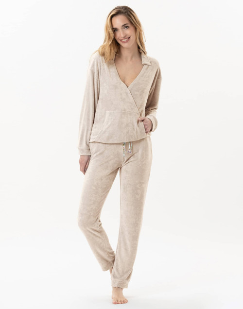 Terry-cloth jogging suit RIVIERA 712 shell | Lingerie le Chat