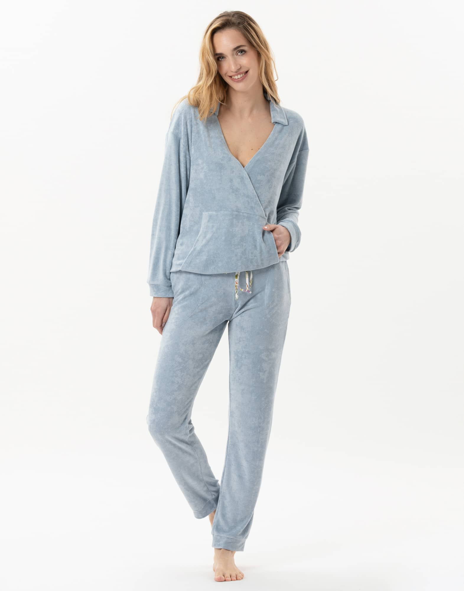 Terry-cloth jogging suit RIVIERA 712 shell | Lingerie le Chat