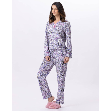 Cotton pyjamas CASSIE 802 Multico | Lingerie le Chat