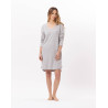 Cotton nightdress CHAMADE 801 Grey