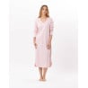 Long cotton nightdress CHAMADE 811 Blush