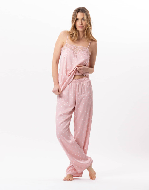 Pantalon en viscose GIOIA 880 Blush