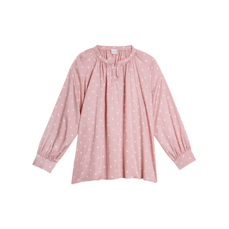 Viscose blouse GIOIA 831 Blush | Lingerie le Chat