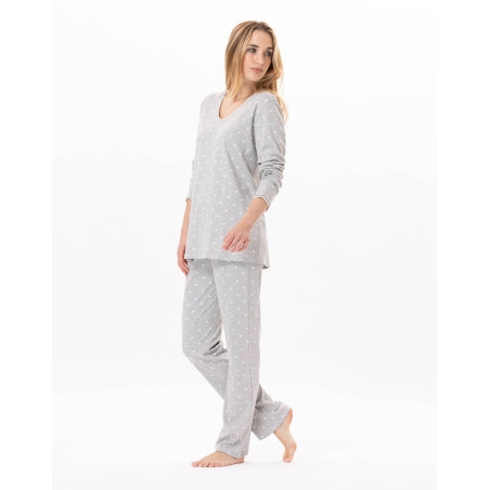 Cotton pyjamas CHAMADE 802 Grey | Lingerie le Chat