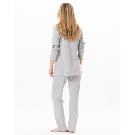 Cotton pyjamas CHAMADE 802 Grey | Lingerie le Chat