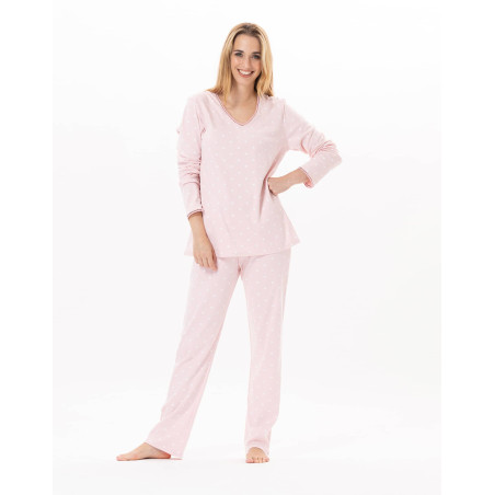 Cotton pyjamas CHAMADE 802 Blush | Lingerie le Chat