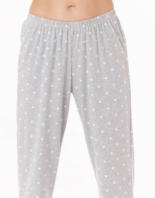 Pyjama boutonné en coton CHAMADE 806 Gris Chine