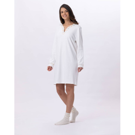 Cotton nightdress FELICITA 801 Multico | Lingerie le Chat